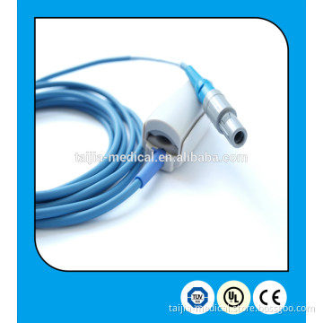 Medical supplir Blue 7Pin patient monitor Adult finger clip SpO2 Sensor